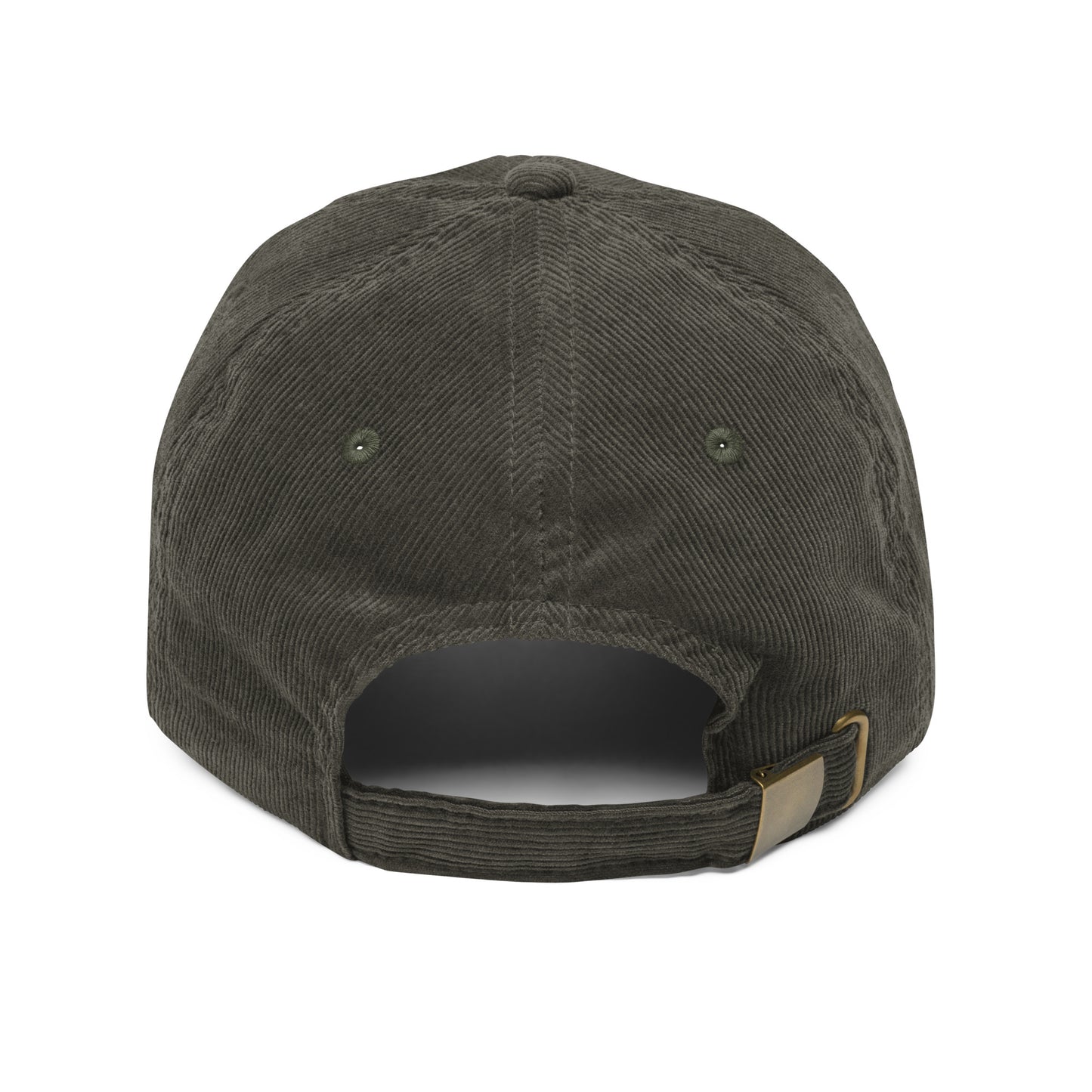 why hate? (Medicate) Olive Vintage corduroy cap