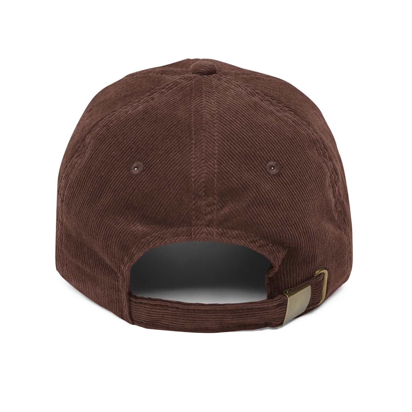 why hate? (Medicate) Brown Vintage corduroy cap